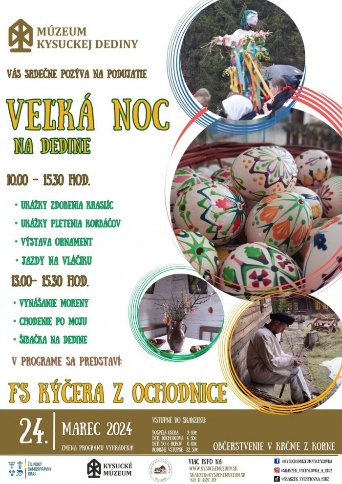 Velka noc na dedine plagat