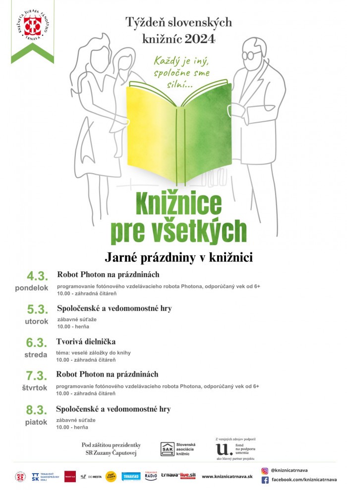 Jarne prazdniny v kniznici KJF TT24