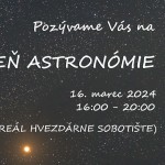 Plagat Den astronomie 2024 Sobotiste