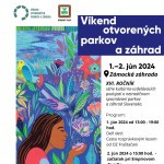 Vikend otvorenych parkov a zahrad v Hlohovci HC