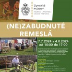Nezabudnute remesla 2024