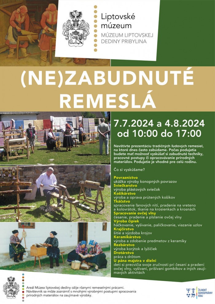 Nezabudnute remesla 2024