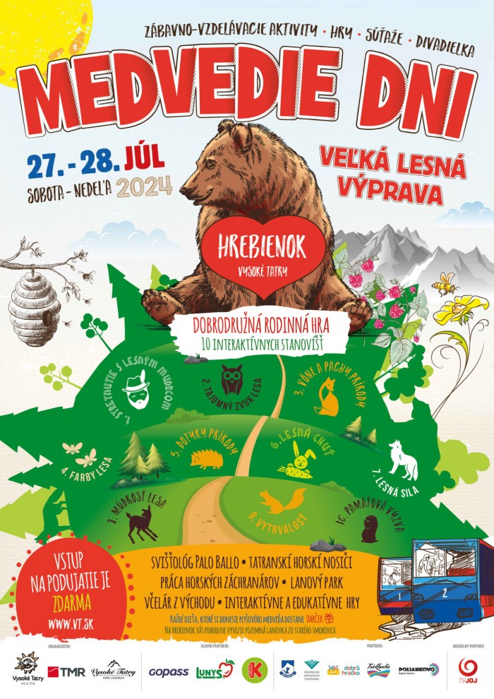 plagat web medvedie dni 2024