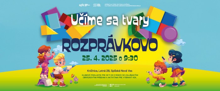 ROZPRAVKOVO Ucime sa tvary 25.4.2025 BANNERY Web SKCaK 1080x449px