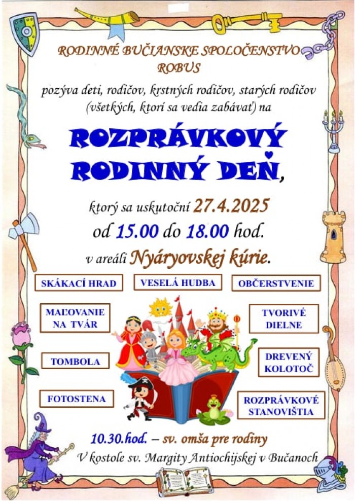 rodinny rozpravkovy den bucany 27.4.25