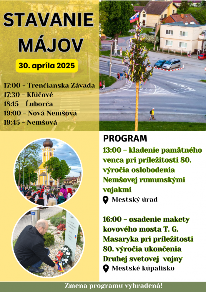 stavanie majov plagat