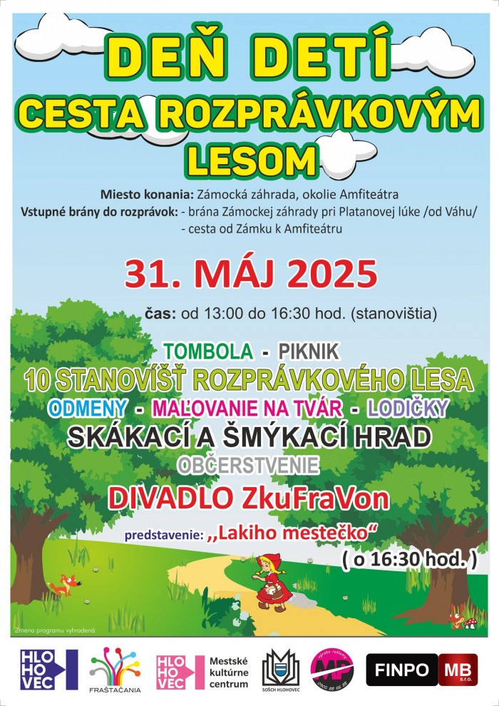 De deti Cesta rozpravkovym lesom 2025