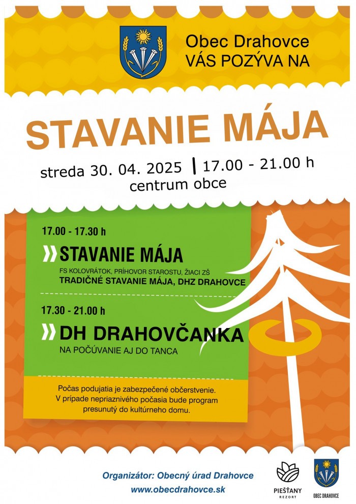 Stavanie maja v Drahovciach25