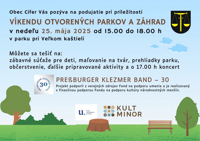 Vikend otvorenych parkov a zahrad v Ciferi25