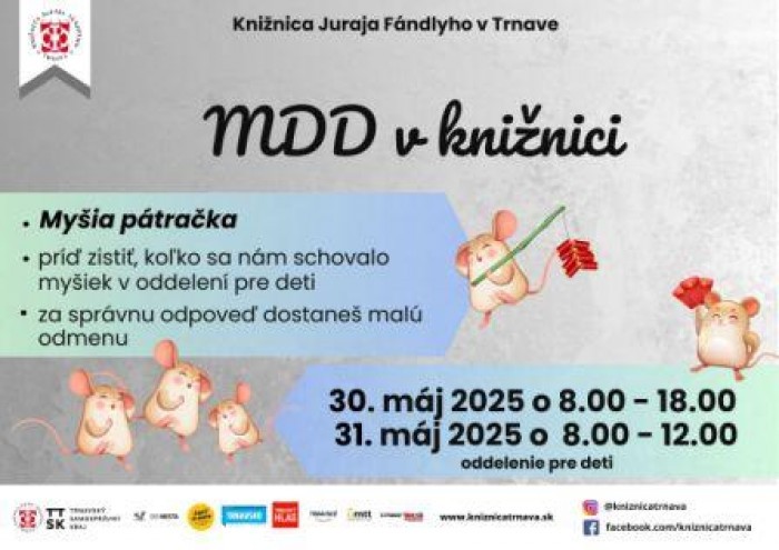 MDD v kniznici druhy de Mysej patracky