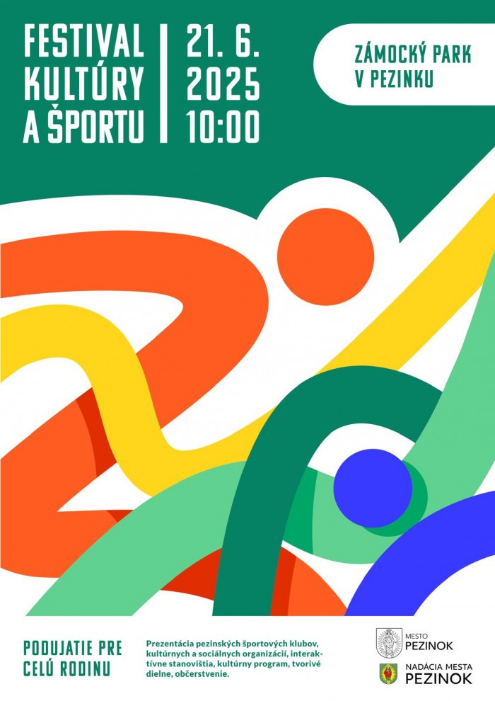 Festival kultury a sportu 21.6. 2025