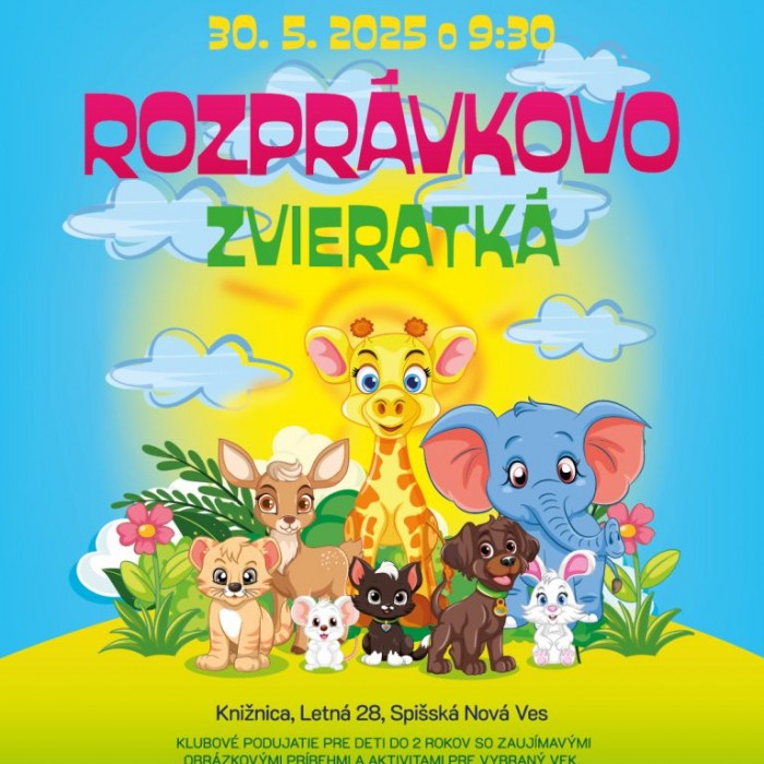 ROZPRAVKOVO ZVIERATKA 30.5.2025 BANNERY Instagram 1080x1350px 768x768