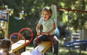 kids playing park