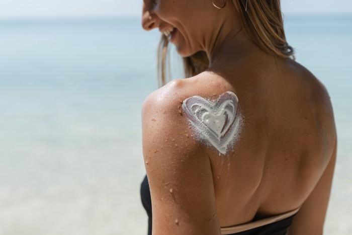 woman enjoying their sunny holiday