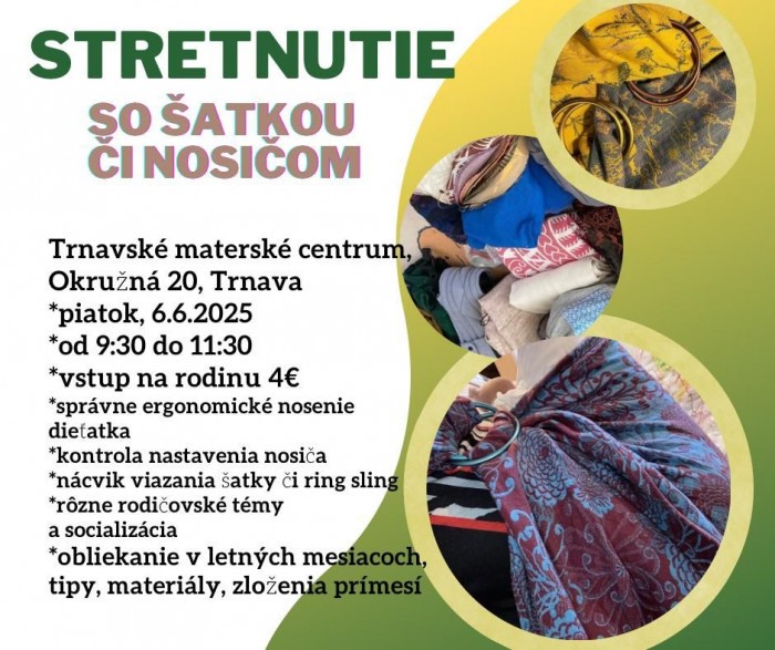 Stretnutie so satkou ci nosicom TMC