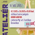 Atelier v muzeu Hrava grafika plagat