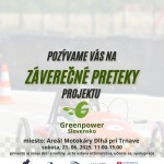 Zaverecne preteky projektu Greenpower Slovensko
