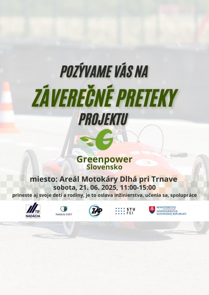 Zaverecne preteky projektu Greenpower Slovensko