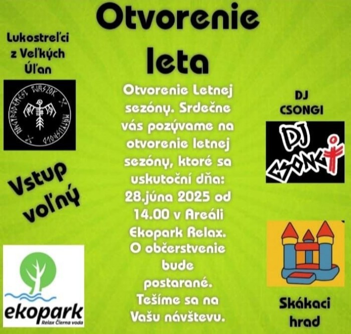 otvorenie leta ekopark relax