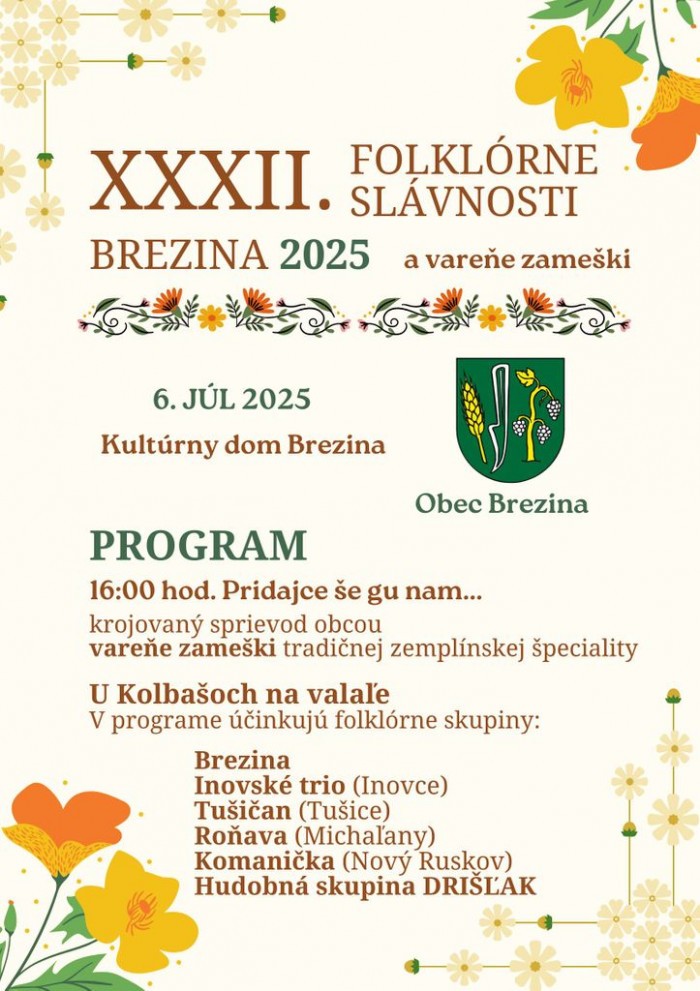 l folklorne slavnosti brezina