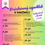Prazdninovy superklub v kniznici v juli