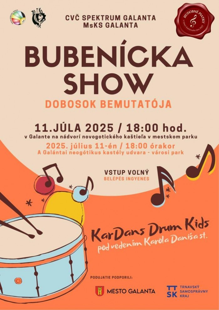 bubenicka show galanta 11.7.25