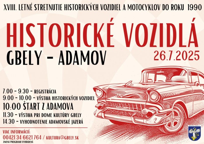 historicke vozidla gbely adamov 26.7.25