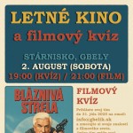 Letne kino a filmovy kviz gbely25