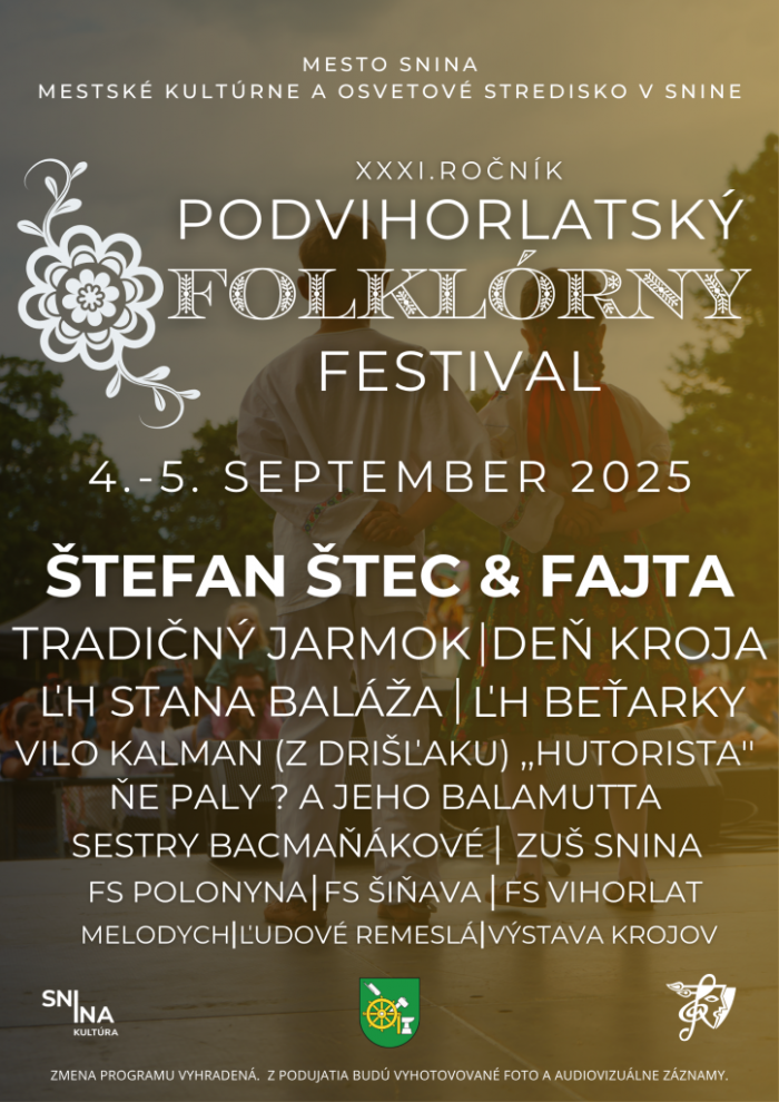 podvihorlatsky folklorny festival 1