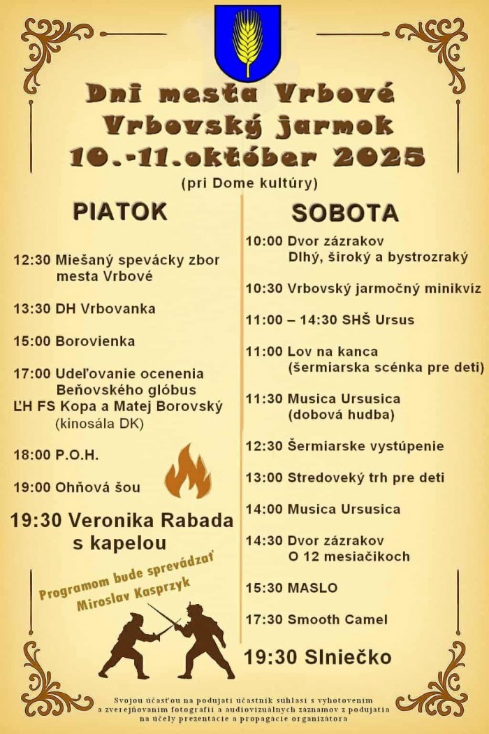 dni mesta vrbove