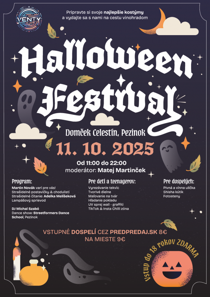 11.10. 2025 Halloweensky festival na Celestine