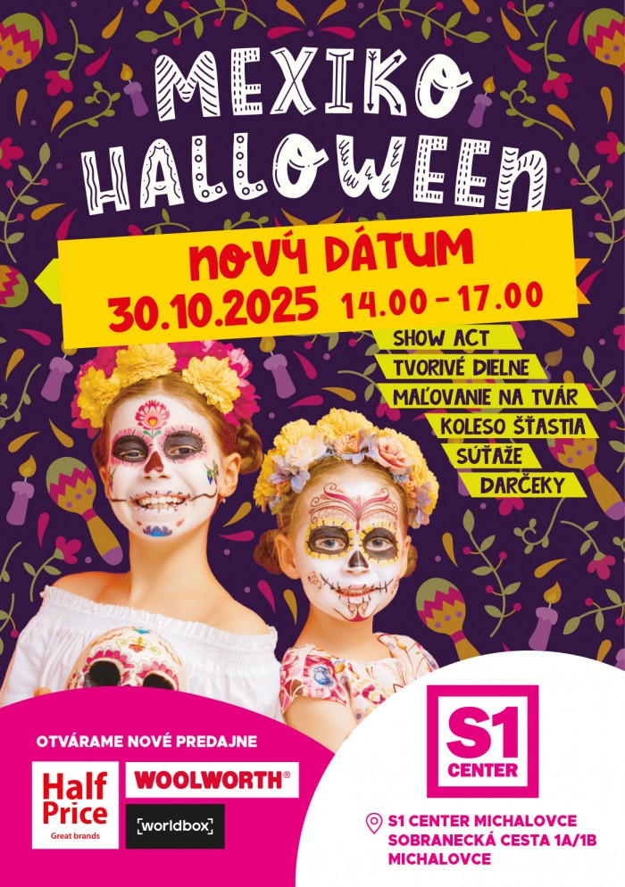 MEXICO HALLOWEEN A5 MICHALOVCE novy datum