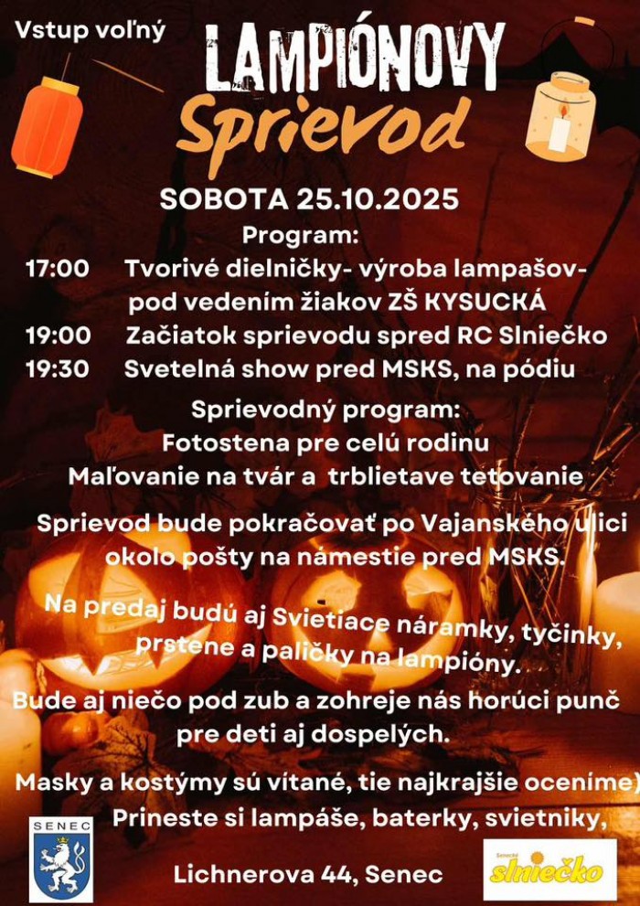Lampionovy sprievod 2025