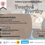 Tvorive stvrtky Vypalovanie do dreva