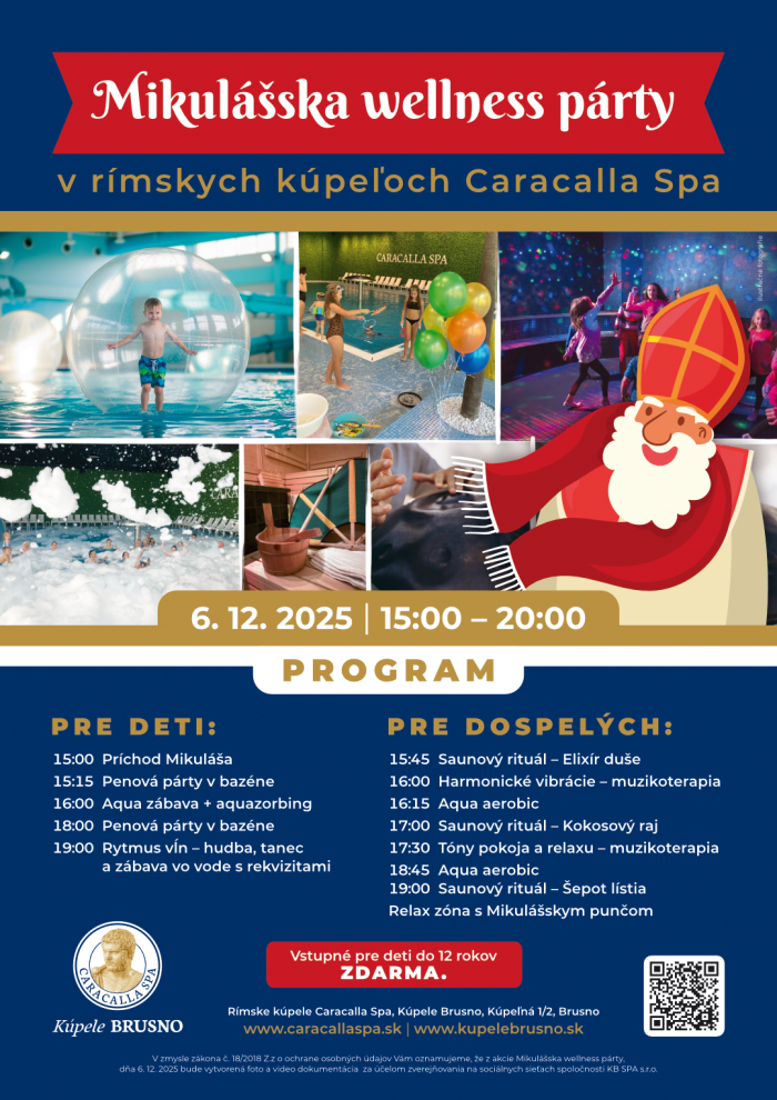 plagat mikulaska wellness party 2025