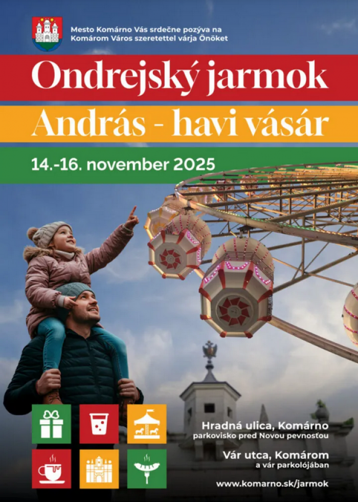 Screenshot 2025 11 09 at 06 48 04 Ondrejsky jarmok 2025 Komarno opaet ozije voou medovnikov gastanov a tradicii Ahoj Nove Zamky