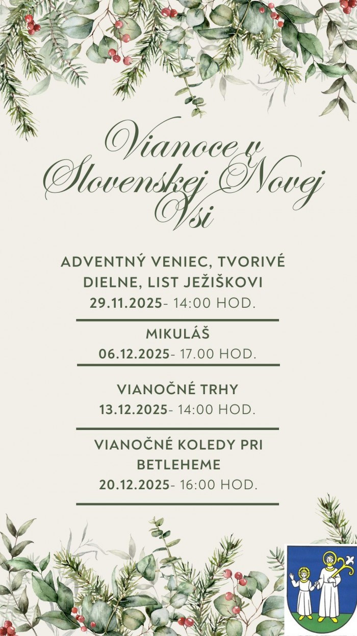 Vianoce v Slovenskej Novej Vsi