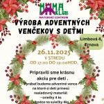 Vyroba adventnych vencekov s detmi Mama klub