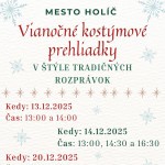 Vianocne kostymove prehliadky v style tradicnych rozpravok Holic