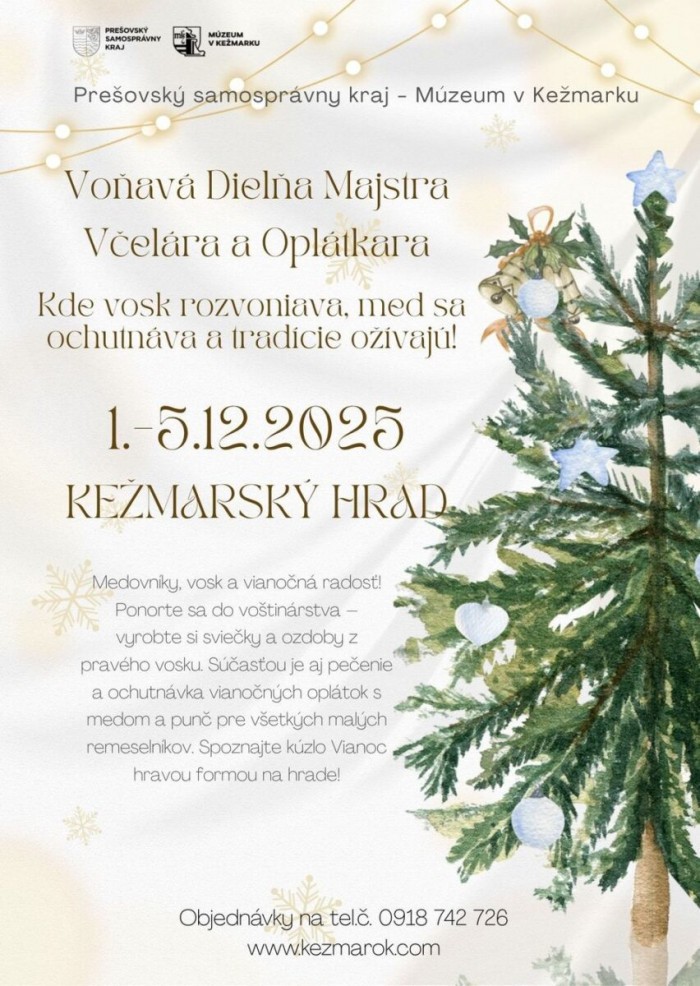 Akcia 20251201 05 VonavadielnaMajstraVcelaraAOplatkara TvoriveDielne Plagat 852x1200