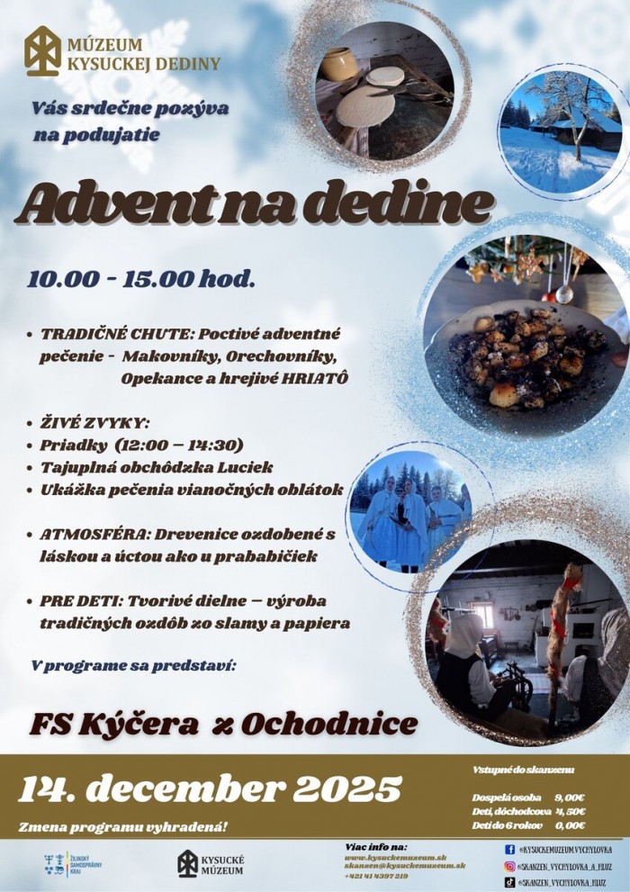 Advent na dedine 2025 plagat