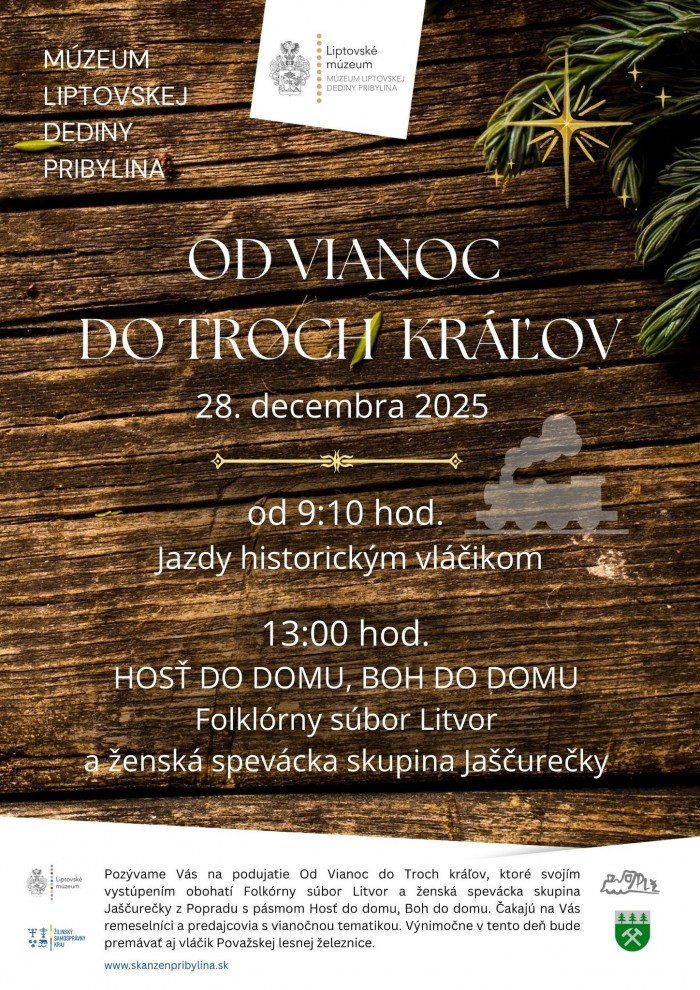 vianoce muzeum liptovskej dediny