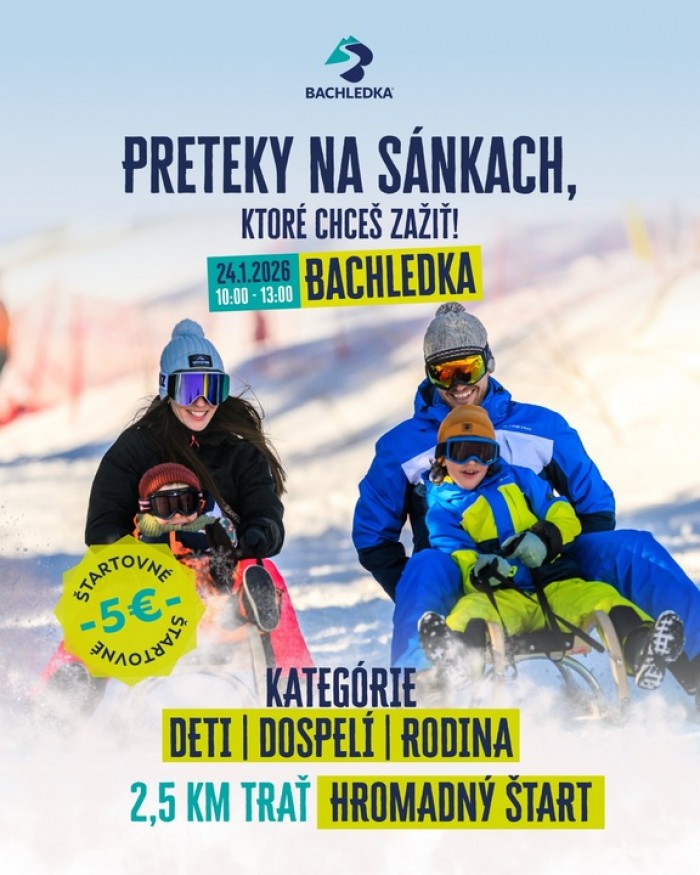 large bachledka ski and fun sankovanie