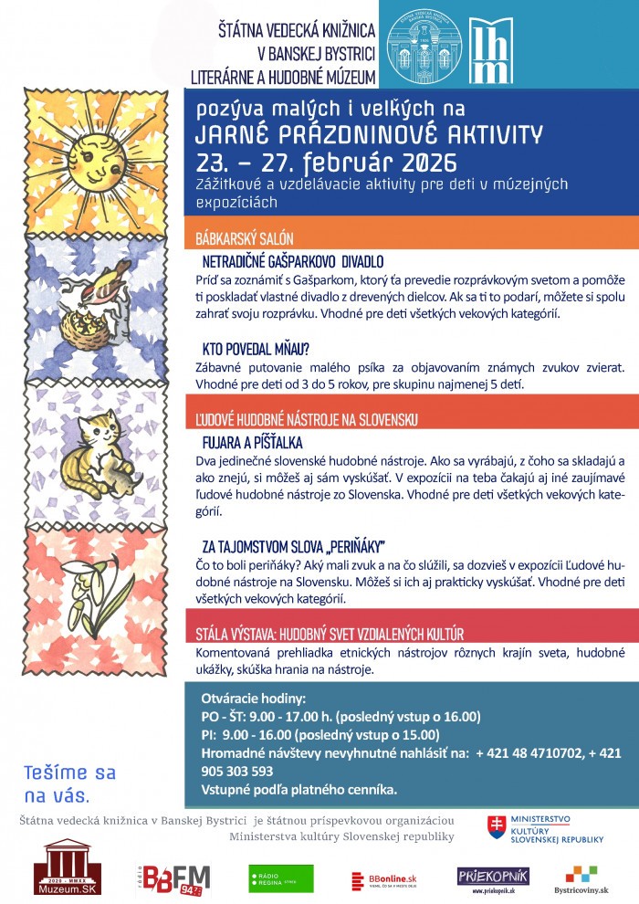 ponukovy list Jarne prazdniny