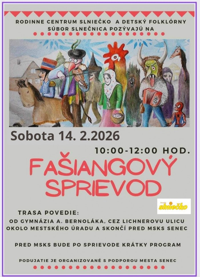 fasiangovy sprievod Slniecko