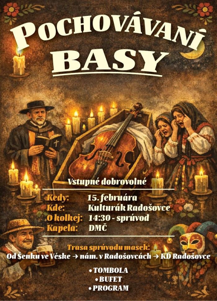 pochovavanie basy radosovce
