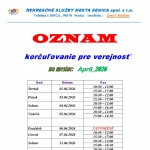 Aprilove korculovanie pre verejnost na Zimnom stadione