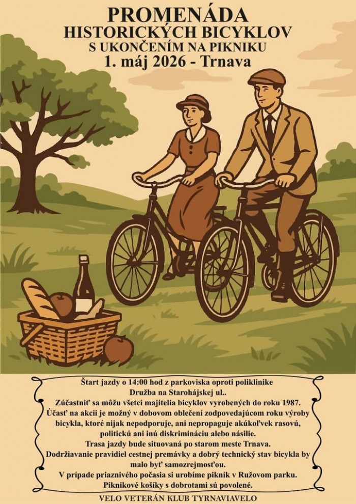 Promenada historickych bicyklov