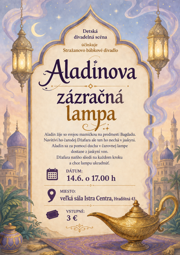 plagat aladinova zazracna lampa 2026 web