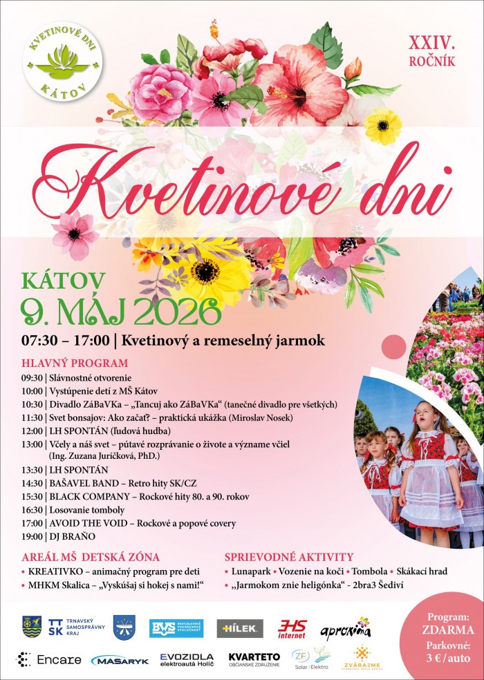 Kvetinove dni Katov 2026